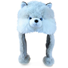 Custom Embroidered Plush Animal Hats  Tiger Sloth Polar Bear Alligator Gift