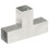 Berkfield Post Connector T Shape Galvanised Metal 71x71 mm 1