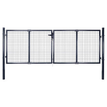 Berkfield Mesh Garden Gate Galvanised Steel 300x100 cm Grey