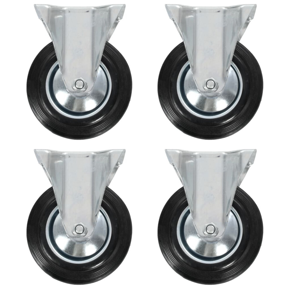 Berkfield Fixed Casters 4 Pcs 160 Mm 6995754265284