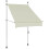 Berkfield Manual Retractable Awning 100 cm Cream 1