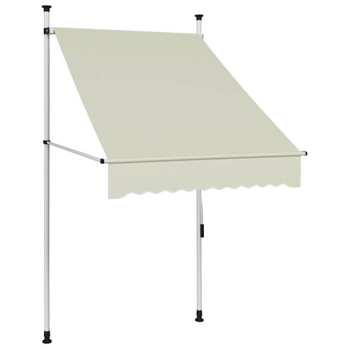 Berkfield Manual Retractable Awning 100 cm Cream