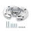 2inch Steering Column Floor Mount, Polished Steering Column Floor Mount Round for  SBC BBC 350 Engine 2