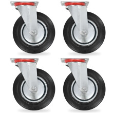 Berkfield Swivel Casters 4 pcs 200 mm