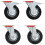 Berkfield Swivel Casters 4 pcs 125 mm 1