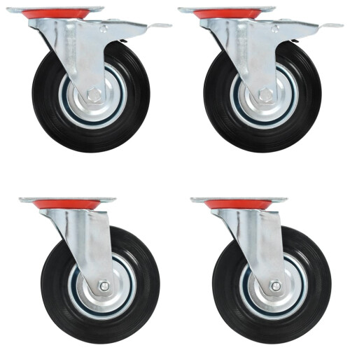 Berkfield Swivel Casters 4 pcs 125 mm