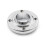 2inch Steering Column Floor Mount, Polished Steering Column Floor Mount Round for  SBC BBC 350 Engine 4