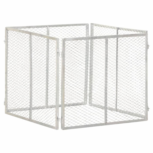 Berkfield Garden Composter 85x85x70 cm Galvanised Iron