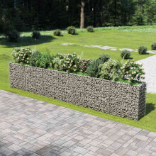 Berkfield Gabion Raised Bed Galvanised Steel 540x50x100 cm