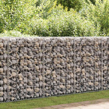 Berkfield Gabion Wall with Covers Galvanised Steel 300x50x100 cm