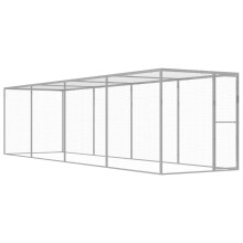 Berkfield Cat Cage 6x1.5x1.5 m Galvanised Steel