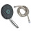 Berkfield Multifunctional Handheld Shower Head with 1.5 m Hose Chrome 1