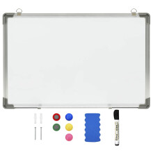 Berkfield Magnetic Dry-erase Whiteboard White 50x35 cm Steel