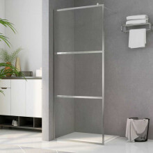 Berkfield Walk-in Shower Wall with Clear ESG Glass 100x195 cm