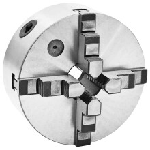 Berkfield 4 Jaw Self-Centering Lathe Chuck 160 mm Steel