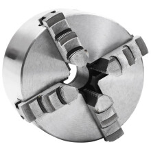 Berkfield 4 Jaw Self-Centering Lathe Chuck 100 mm Steel