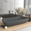 Berkfield Luxury Basin Rectangular Matt Dark Grey 71x38 cm Ceramic 1