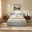 Vida Designs (Double, Light Grey Linen) Veronica Ottoman Bed Frame Bedroom Storage UKFR 5