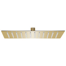 Berkfield Rain Shower Head Stainless Steel 30x20 cm Rectangular Gold