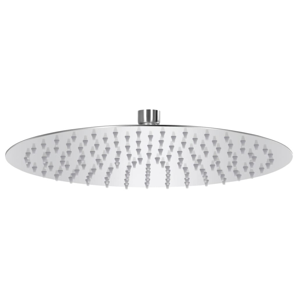 Berkfield Rain Shower Head Stainless Steel 304 30 Cm Round 8603264769069