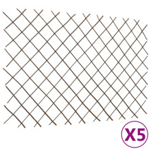 Berkfield Willow Trellis Fences 5 pcs 180x120 cm