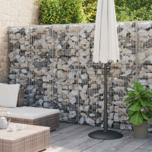 Berkfield Gabion Wall with Covers Galvanised Steel 900x30x200 cm