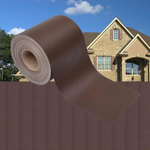 Berkfield Garden Privacy Screen PVC 70x0.19 m Brown