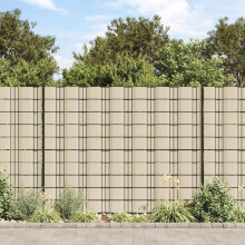 Berkfield Garden Privacy Screens 4 pcs PVC 35x0.19 m Cream
