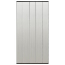 Berkfield Insect Door Screen with 5-Piece Mesh Curtain Black 120x240 cm