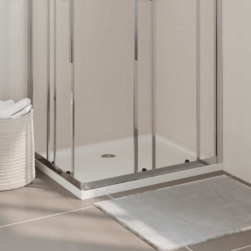 Berkfield Rectangular ABS Shower Base Tray 70x90 cm