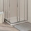 Berkfield Square ABS Shower Base Tray White 80x80 cm 1