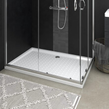 Berkfield Shower Base Tray with Dots White 80x120x4 cm ABS