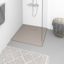 Berkfield Shower Base Tray SMC Brown 90x90 cm