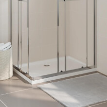 Berkfield Rectangular ABS Shower Base Tray White 70x100 cm