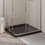 Berkfield Square ABS Shower Base Tray Black 90x90 cm 1