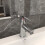 Berkfield Bathroom Basin Faucet Silver 130x176 mm 1
