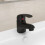 Berkfield Basin Mixer Tap Black 13x10 cm 1