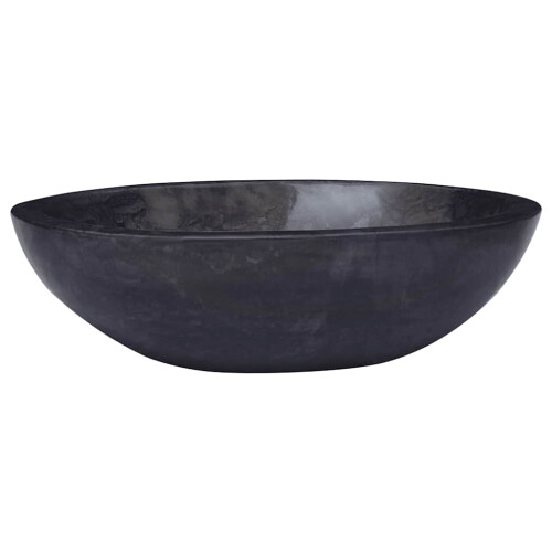 Berkfield Sink Black 53x40x15 cm Marble