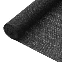Berkfield Privacy Net Black 3.6x50 m HDPE 75 g/m