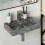 Berkfield Sink Grey 38x24x6.5 cm Marble 1