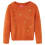 Kids' Sweater Knitted Burnt Orange 116 1