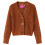 Kids' Cardigan Knitted Cognac 104 1