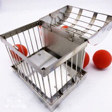 Fire Cage Magic Trick Foldable Dove Production Cage Illusion for Magicians Stage Show
