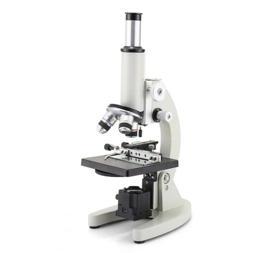 Biological Microscope 10000X Variable Magnification with Bright LED and Precision XY Stage for Students