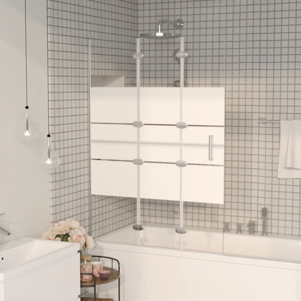 Berkfield Folding Shower Enclosure Esg 100X140 Cm White 3140170876818