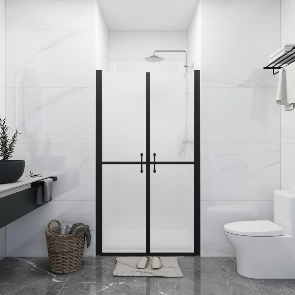 Berkfield Shower Door Frosted Esg (83-86)X190 Cm 3710776267534