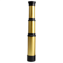 Kids Pirate Telescope Retractable Foldable Spyglass Toy Monocular Gold Telescope for Outdoor Play
