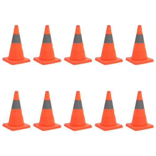Berkfield Pop-up Traffic Cones 10 pcs 42 cm