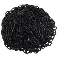 Berkfield Warning Chain Black 30 m ò6 mm Plastic