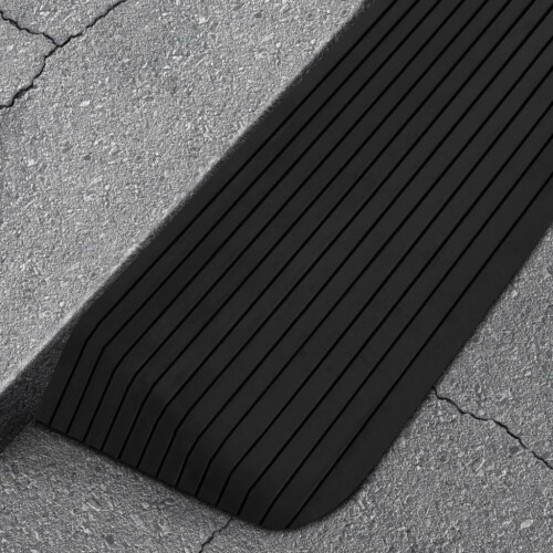 Berkfield Threshold Ramps 2 pcs 110x41x5 cm Rubber